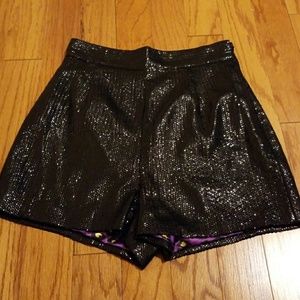 Forever 21 Sequined Highwaisted Shorts